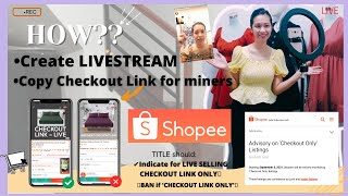 HOW TO CREATE LIVESTREAM | USING SHOPEE FOR CHECKOUT ONLY | Step-by-Step Guide | Janice Pallarca