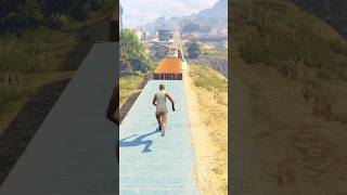 Stealing Luxury Supercar From Running Train GTA 5 #shorts #gta5 #ffshorts