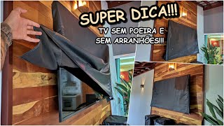 PROTEÇÃO PARA TV EM ÁREA EXTERNA, CAPA PARA TV!!! Impermeável, e ótima para proteger de poeira...