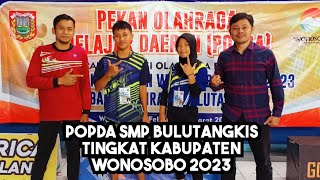 POPDA Bulutangkis SMP Tingkat Kabupaten Wonosobo 2023