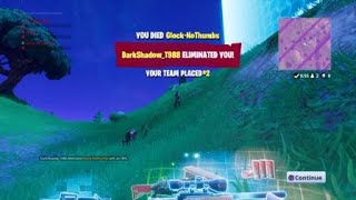 Fortnite Fail #1: 2nd place choke 8 kills (4v4s)