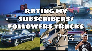 RATING MY SUBSCRIBERS/FOLLOWERS TRUCKS PT.4