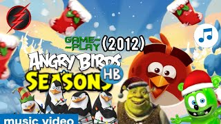 Angry Birds Seasons Especial De Natal (2012)  Gameplay