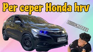 Per ceper honda HRV makin ganteng nyaman buat harian