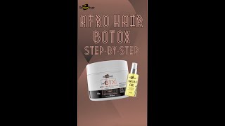 RenewHair ABTX Step-By-Step - Afro Hair Botox#afrohair #afrosmoothing #keratintreatment #afrohair