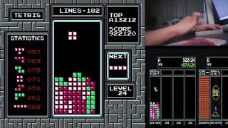 18 Score and Lines PB WITH TAP! - NES Tetris