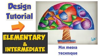 Design Drawing | Elementary and Intermediate | Design Drawing for beginners | Tutorial