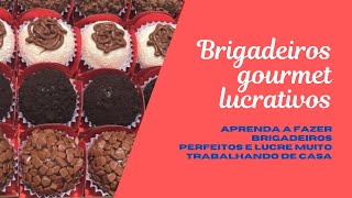 BRIGADEIRO GOURMET como fazer brigadeiro gourmet para vender