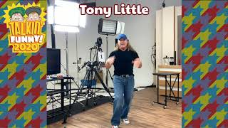 Tony Little is pumped up for Talkin' Funny!