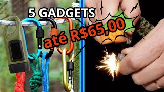 5 GADGETS até R$65,00 p/ sua mochila de sobrevivência 💰.