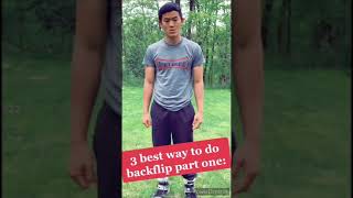 3 Best way to do backflip