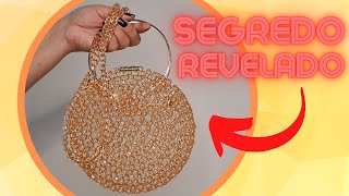 Beaded bag redonda - Bolsa de miçanga passo a passo