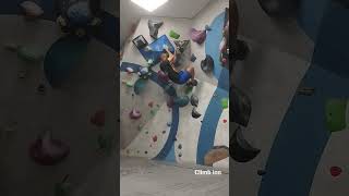 Dyno Bouldering Blue Holds