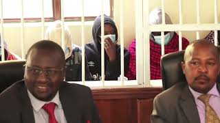 Drama at Kahawa Court as 5 DCI officers from the disbanded SSU unit are arraigned in Court.