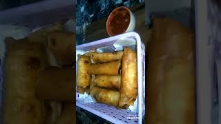 hot and spicy chicken spring roll💟🌹🌹🌹🌹