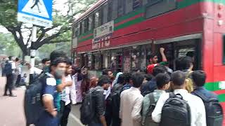 লাল বাস। ঢাকা বিশ্ববিদ্যালয়। University of Dhaka. laal bus😍❤️#video #reels #content