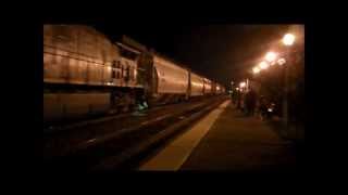 HD: Back to Back Union Pacific Freights at Elmhurst Il. 7-27-12