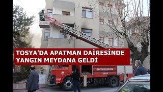 TOSYA’DA YANGIN MEYDANA GELDİ