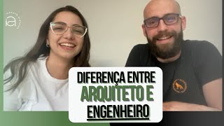 QUAL A DIFERENÇA ENTRE ARQUITETO E ENGENHEIRO #SHORTS