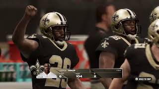 Madden 25 franchises week 3 new Orleans saints vs Philadelphia Eagles