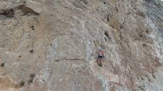 Groove 6b, VII Tırmanıcı: Alime Çınar Manisa Sarıkaya Kaya Tırmanışı Rock Climbing Turkey