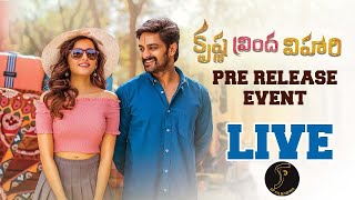 Krishna Vrinda Vihari Pre Release Event Live | Naga Shaurya, Shirley Setia | Shreyas Media