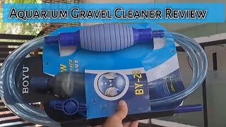 Aquarium gravel cleaner Boyu - BY28 Review@smaquagarden