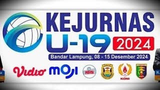 Daftar Tim Voli Putra Putri Kejurnas Bola Voli U19 Tahun 2024 di Lampung