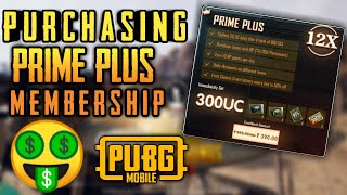 Purchasing Prime Plus Membership Pass | Pubg Mobile