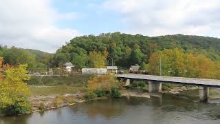 CSX Freight Echoes Through Ohiopyle, PA - 10/7/22