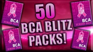 50 BCA BLITZ PACKS + BCA Sets! Madden Mobile 17