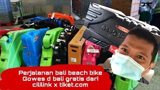 perjalanan gratis menuju Bali Beach Bike