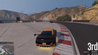 Grand Theft Auto V Online "BLK Touge" Crazy Race!! [1080p60]