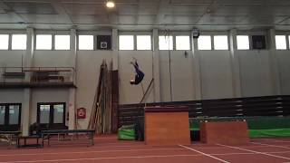 Pole vault slow motion