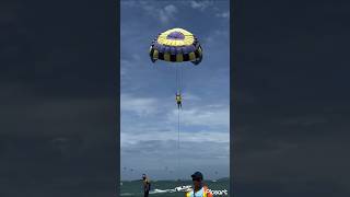 Flying through the winds | #parasailing #pattaya #thailand