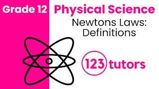 Grade 12 Physical Science | 3. Newtons Laws: Definitions by 123tutors