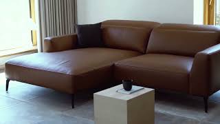 Luzzi Premium Italian Leather Sectional