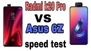 Radmi k20 Pro vs Asus zenfone 6Z speed test