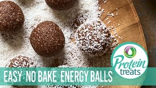 No Bake Chocolate Protein Balls – Protein Treats by Nutracelle