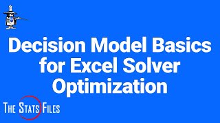 Decision Model Basics for Excel Solver Optimization