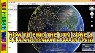 How to Check Zone and Northing Easting in Google Earth | UTM Zone Grid | in Urdu/Hindi