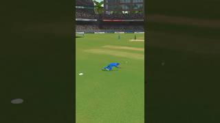 last ball pe bachaya match ko . hardik pandya takes a wicket #cricket #shorts #rc24 #gaming