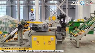 China Minghung 4/8Feet Customized Spindleless Peeling Machine