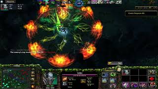 WITCH DOCTOR VS PUGNA PRO (GYRO DIVINE 1ER ITEM)- Gameplay DOTA 1 (Warcraft III) Atinad Medalla Oro