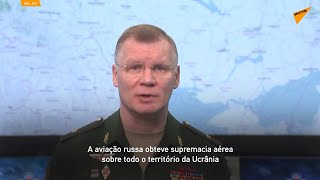 Aviação russa obteve a supremacia aérea na Ucrânia