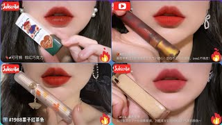 TIK TOK 🇨🇳 TRUNG QUỐC |💋 SON MÔI(P8) | CÁC MẦU SON💄NỘI ĐỊA TRUNG ĐẸP VÀ SON KHÁC👄