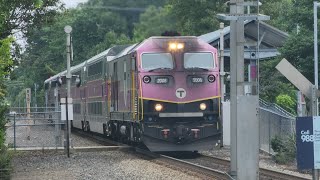 MBTA HSP46 #2008 crossing at Union Street.