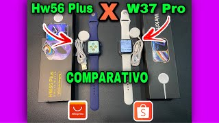 ⚠️W37 PRO X HW56 PLUS:Comparativo/ Qual o Melhor❓Qual devo Comprar? Estou vendendo muito deles veja: