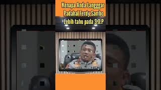 SOAL TEMBAK MENEMBAK ADA SOP NYA TIDAK ADA ASAL NEMBAK, SEKARANG KENAPA ANDA LAKUKAN