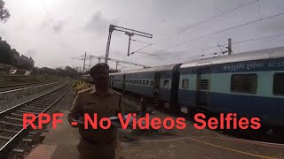 RARE Incidence with RPF! Bangalore Cantonment - Mysore Chennai Express